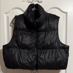 Elegant Black Quilted Vest for Women Size XL NWOT